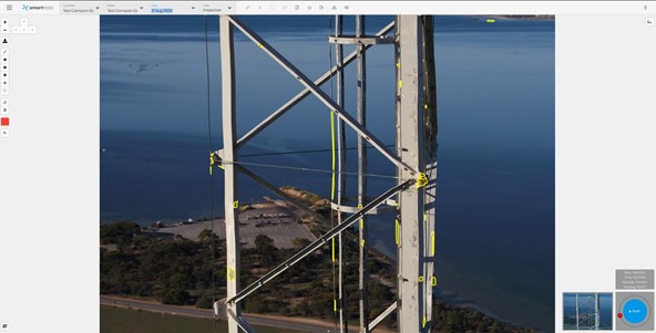 inspection programs have been completed by riggers climbing towers